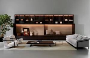 Garantía de fábrica Película PET Tablero <span class=keywords><strong>OSB</strong></span> MDF Madera Sala de estar Gabinete de almacenamiento Vitrina Gabinetes para sala de estar Belleza general - Product Image 2