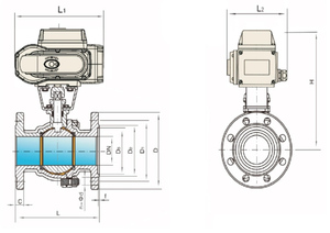 24VDC บอลหน้าแปลน FLQ941F/H-16วัสดุ WCB 380VAC 220VAC - Product Image 4