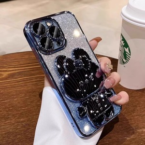 <span class=keywords><strong>Cover</strong></span> per telefono con immagine di lusso Glitter gradiente con specchio di coniglio per <span class=keywords><strong>iPhone</strong></span> 16 15 <span class=keywords><strong>14</strong></span> 13 12 11 <span class=keywords><strong>Pro</strong></span> Max Plus - Product Image 1
