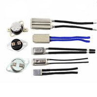 Protecteur thermique bimétallique à réinitialisation manuelle 17M+PTC Klixon pour moteur électrique, pour usage automobile et domestique, thermostat bimétallique
