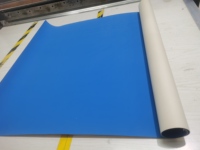 Couverture d'impression en caoutchouc naturel Vulcan modèle 868 bleue, fabrication chinoise, Fire God, épaisseur 1,95 mm, dureté 81, découpe personnalisée disponible