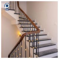Balustre en fer forgé résistant aux intempéries, motif Art déco, pour balcon Juliette extérieur de villa