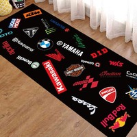 Garage Motorrad Boden Pit Racing Race Mats Wasserdichter Werkstatt teppich mit Gummi Motorrad matte Trainings teppich