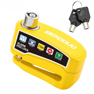 <span class=keywords><strong>Candado</strong></span> de <span class=keywords><strong>Disco</strong></span> con Alarma Impermeable, <span class=keywords><strong>Candado</strong></span> de Freno para Motocicleta de Aleación de Aluminio Resistente con Llaves, <span class=keywords><strong>Candado</strong></span> de Seguridad Antirrobo - Product Image 1