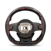 Volant à LED en fibre de carbone forgé rouge personnalisé pour Mercedes BENZ W205 C300 W212 W213 W221 W222 ML W166 W167 W218 CLS 63 AMG