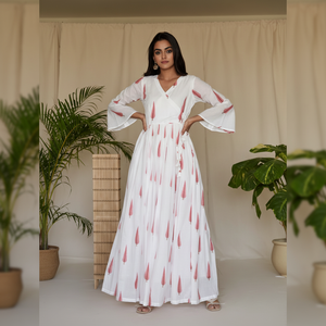 Vestido largo bohemio de marca personalizada, gran oferta, kimono para fiesta de noche, caftán, borla, corbata, cuello, botón, lavable, talla grande, para fiestas de resorts - Product Image 1