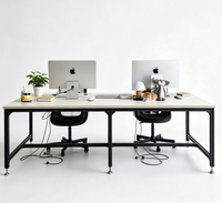 Bureau d'ordinateur en profilé en aluminium série 6000 sur mesure, robuste, avec profil en T, pour le travail au PC, la découpe, le pliage et la soudure