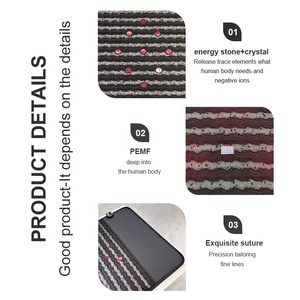 Logotipo personalizado Masaje Pemf Mat Pemf Dispositivo de terapia magnética <span class=keywords><strong>Biomat</strong></span> Colchón de masaje de cuerpo completo Color personalizado Pemf Mat con cristal - Product Image 5
