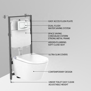 Cisterna per <span class=keywords><strong>WC</strong></span> a muro serbatoio per sciacquone pneumatico nascosto - Product Image 6