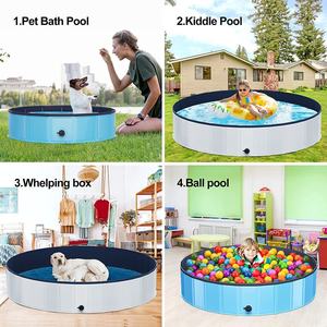 Bain et <span class=keywords><strong>piscine</strong></span> pliables en PVC écologique d'usine nettoyage rouge transfrontalier pour animaux de compagnie et bassin de bain pour chiens - Product Image 3