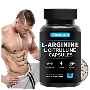 Cápsulas de Citrulina y Arginina Ausreson OEM, Suplemento Herbal de Raíz de Remolacha, 1000mg 3000mg, Cápsulas de Arginina y Citrulina para Energía - Product Image 1