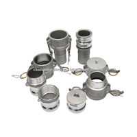 Raccord rapide en aluminium Camlock, raccord de tuyauterie, coupleur femelle et type de filetage D
