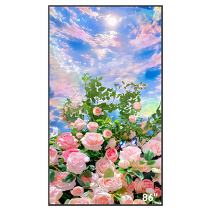 VISIGN 65 75 86 98 인치 LCD 비디오 월 터치 스크린 안드로이드 콘텐츠 관리 소프트웨어 4K 광고 간판 - Product Image 2