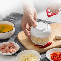 Mini robot culinaire manuel pour la viande et l'ail, hachoir Portable, vente en gros