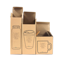 Usine de vente en gros de bouteilles en carton ondulé personnalisées boîtes en papier kraft pour bouteille d'eau