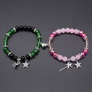 Magic Stick Hat Crown Pendant Beads <b>Bracelet</b> <b>Couple</b> <b>Matching</b> Crown <b>Bracelets</b> Wicked Witch Movie Inspired <b>Bracelet</b> Friend Jewelry - Product Image 1