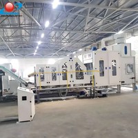 Ligne de fabrication de rembourrage thermocollé non tissé à haute efficacité énergétique pour la production de matelas et d'oreillers écologiques
