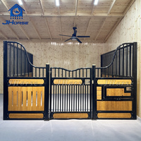 Strand de conception classique tissé en bois bambou portes planches cheval Stable panneaux cheval Stall à vendre