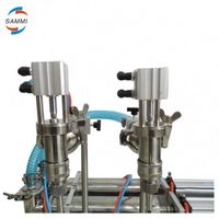 Machine de dosage de liquide volumétrique semi-automatique à double tête de remplissage par piston, 10-5000 ml