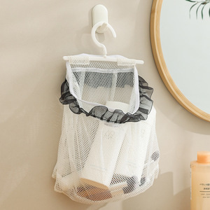 Clothing Organizer Mesh Bag <b>Hook</b> Type Breathable Storage For Underwear And <b>Kitchen</b> Use - Product Image 2