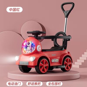 Coche montable Xuante HLT 889 con luces y música para niños de 1 a 3 años, unisex, scooter de cuatro ruedas, vehículo de juguete. - Product Image 5