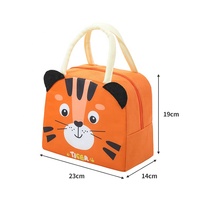 Sac Isotherme Portable pour Déjeuner, Sac de Pique-Nique, Sac à Biberon en Polyester à Motif Dessin Animé pour Femmes, Filles et Enfants