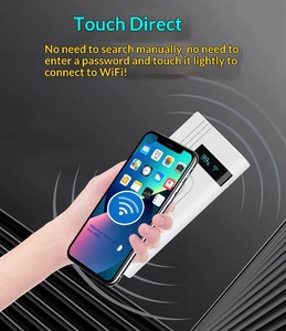 Router WiFi Portátil con Firewall, Wi-Fi 6, 2.4G, Banco de Energía de 10,000 mAh, Compatible con 4G, Compatible con Todas las Redes, Dispositivo Móvil con Cable - Product Image 6
