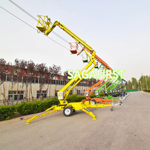 10m 12m 14m 15m 16m Trailer Articulated Small Aerial Mobile One Man Lift Small One Man Lift Compact <b>Towable</b> Aerial Lift - Product Image 4