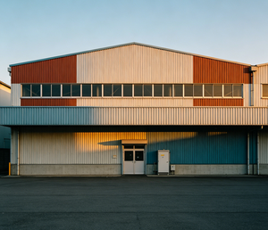 Atelier préfabriqué à structure en acier à portée libre, à un étage, sans colonnes, avec un espace <span class=keywords><strong>de</strong></span> hauteur importante - Product Image 2