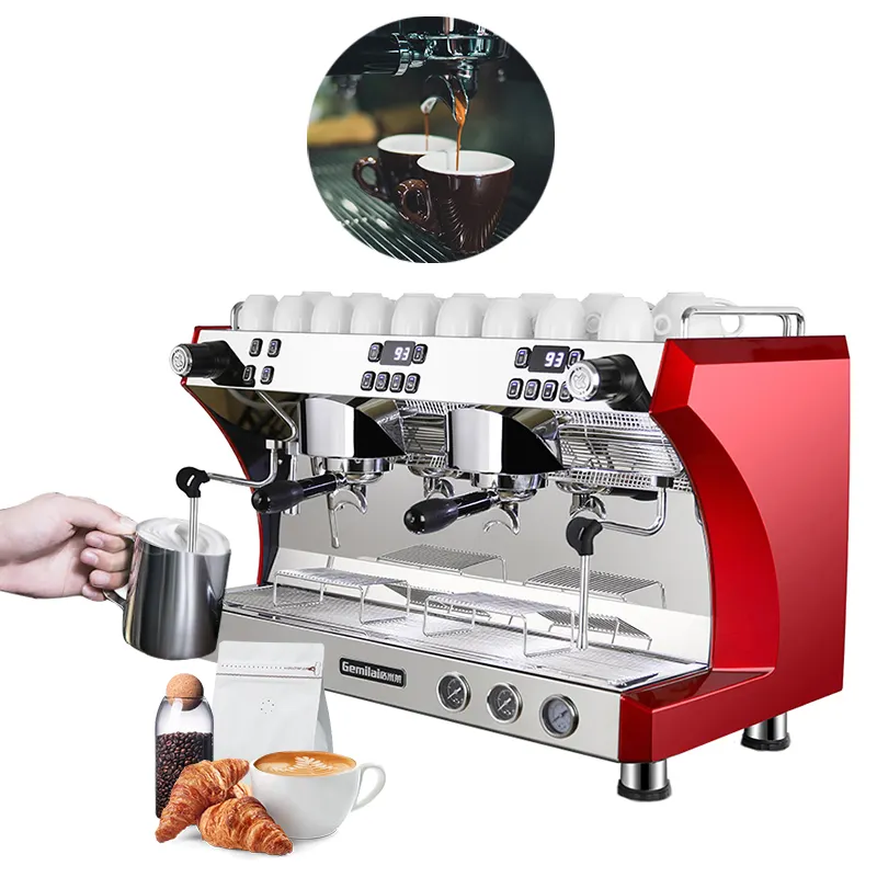 उच्च गुणवत्ता सबसे अच्छा समूह के लिए मशीन कंटर एस्प्रेसो 2 समूहों कॉफी मशीनों