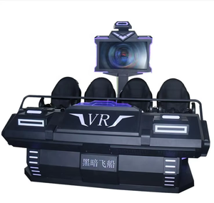Simulador de Realidad Virtual 9D, Máquina de Juego de Nave Espacial VR para 4 Jugadores, Versión en Inglés, Metálica, para Cine VR, Precio de Fábrica al por Mayor - Product Image 1