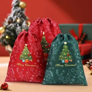 Nouveauté : Sac cadeau de Noël écologique et durable en non-tissé de 4 pouces, inspiré des bonbons pour le shopping de la veille de Noël - Product Image 2