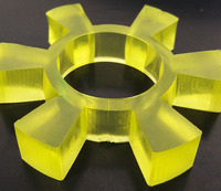 Accouplement hexagonal fleur de prunier coussin coussin type T bloc élastique moteur pompe à eau roue anneau en caoutchouc