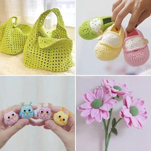 Pelote de fil chenille en coton laitier pour tricot DIY fait main pour écharpes, pulls et chaussures – Idéal pour les amateurs - Product Image 5