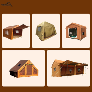 Tente gonflable à deux chambres en tissu Oxford 600D double couche, grand abri familial pour le camping en plein air, idéale pour les voyages dans le désert du Moyen-Orient - Product Image 6