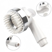 Douche à main portable pour animaux de compagnie avec brosse de massage, peigne et jet de pluie pour salle de bain