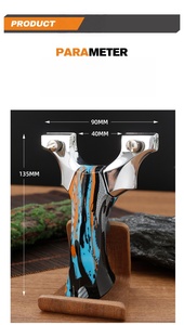 Slingshot professionnel puissant en alliage d'aluminium 9025, accessoire <span class=keywords><strong>de</strong></span> tir <span class=keywords><strong>de</strong></span> haute qualité pour la <span class=keywords><strong>chasse</strong></span> et les jeux <span class=keywords><strong>de</strong></span> plein air chinois - Product Image 2