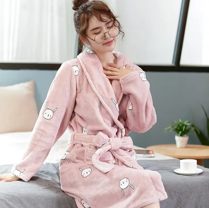 Bán Buôn Giáng Sinh Đồ Ngủ Phụ Nữ Ấm Mùa Đông Dễ Thương Ngủ Pyjamas Thiết Animal Flannel Nữ Đồ Ngủ Nam Vui Home Quần Áo