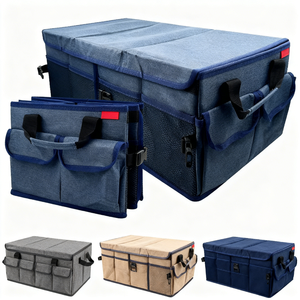 Grote Auto Detaillering Tas Schoonmaak Caddy Voor Auto Detaillering Benodigdheden Auto Schoonmaak Opslag Er Capo <span class=keywords><strong>Organizer</strong></span> Auto Kofferbak <span class=keywords><strong>Organizer</strong></span> - Product Image 2