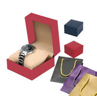 Boîte cadeau pour cartes de visite et cartes de crédit avec logo personnalisé en relief et feuille d'or, emballage rigide recyclé pour montres