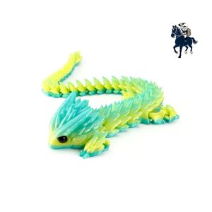 Figura <span class=keywords><strong>de</strong></span> Acción <span class=keywords><strong>de</strong></span> Dinosaurio Dragón Impreso en 3D Sin Dientes 2026, Juguete Ecológico <span class=keywords><strong>de</strong></span> PLA con Expresiones Coloridas - Product Image 5