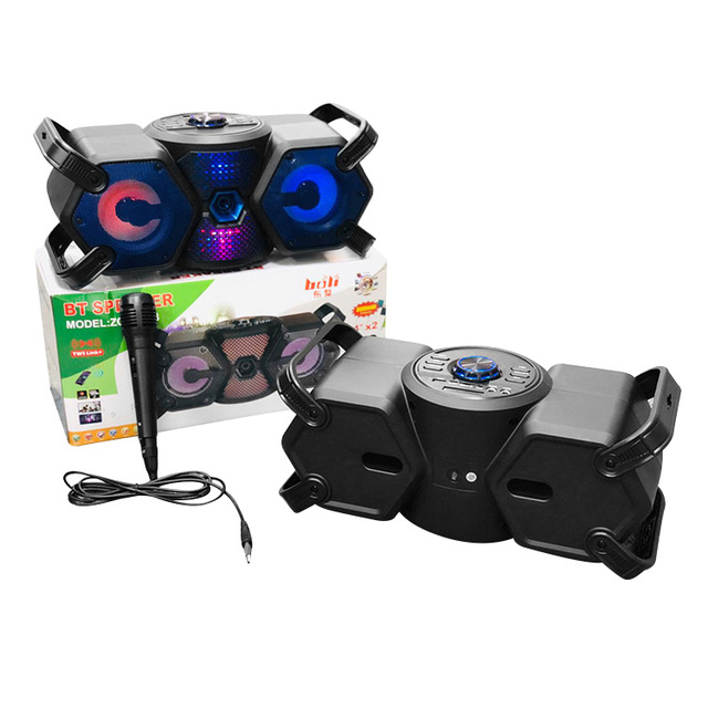 ZQS-4228 Portable Wireless Super Deep Bass Stereo Sound Dj Party  Karaoke bluetooth Speaker