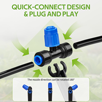 Kit d'irrigation goutte à goutte à connexion rapide, système d'arrosage de jardin pour bacs surélevés et petits potagers, personnalisation possible