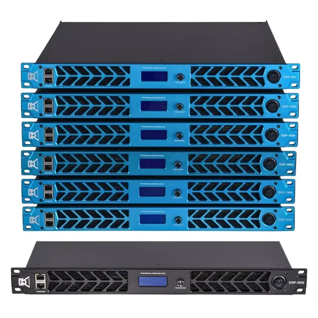Professional DSP 3000 Watt 1U Class d Power Amplifier