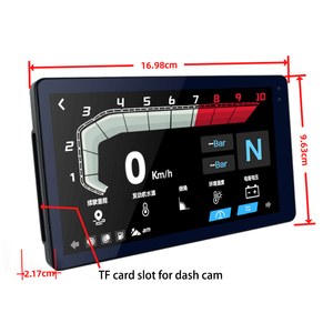 Écran sans fil Apple CarPlay AZTON pour moto <span class=keywords><strong>BMW</strong></span>, Plug and Play, écran tactile étanche IP68 avec navigation OEM - Product Image 2