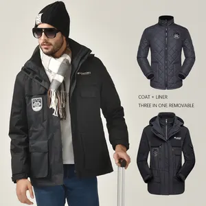 Hot Sale Outdoor Sport Abnehmbare Wind jacke Winter Warm Wind proof Luxus Herren Snow Ski Kleidung und Snowboard Outdoor Jacke