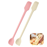 Cuillère spatule multifonctionnelle en silicone pour la décoration de confitures et de gâteaux Mini grattoir pour la beauté et l'alimentation