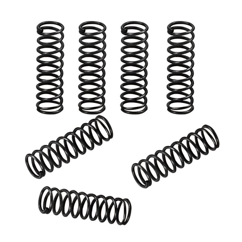 Low Moq Steel Compression Spring Black Oxide Coated Cylindrical Spring For Industrial Machinery High Fatigue Resistance