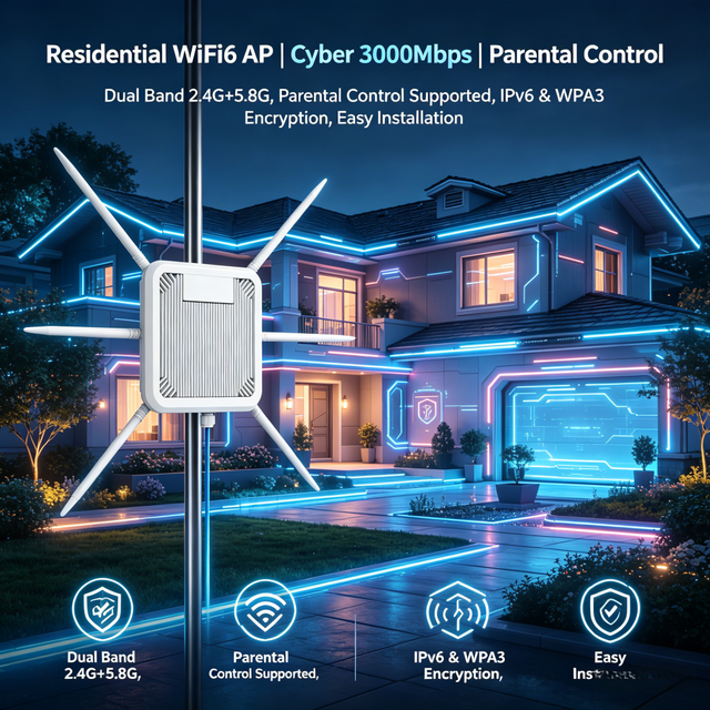 JP Smartech Newest Ax3000 Wifi6 Outdoor Router/repeater/ap 5g Long Range Outdoor Wifi Mesh Extender With Poe Ip67 Weatherproof
