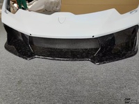 Kit carrosserie avant en fibre de carbone semi-forgée de style V pour Lamborghini Huracan LP580 LP610, kit de mise à niveau personnalisé, outils de voiture